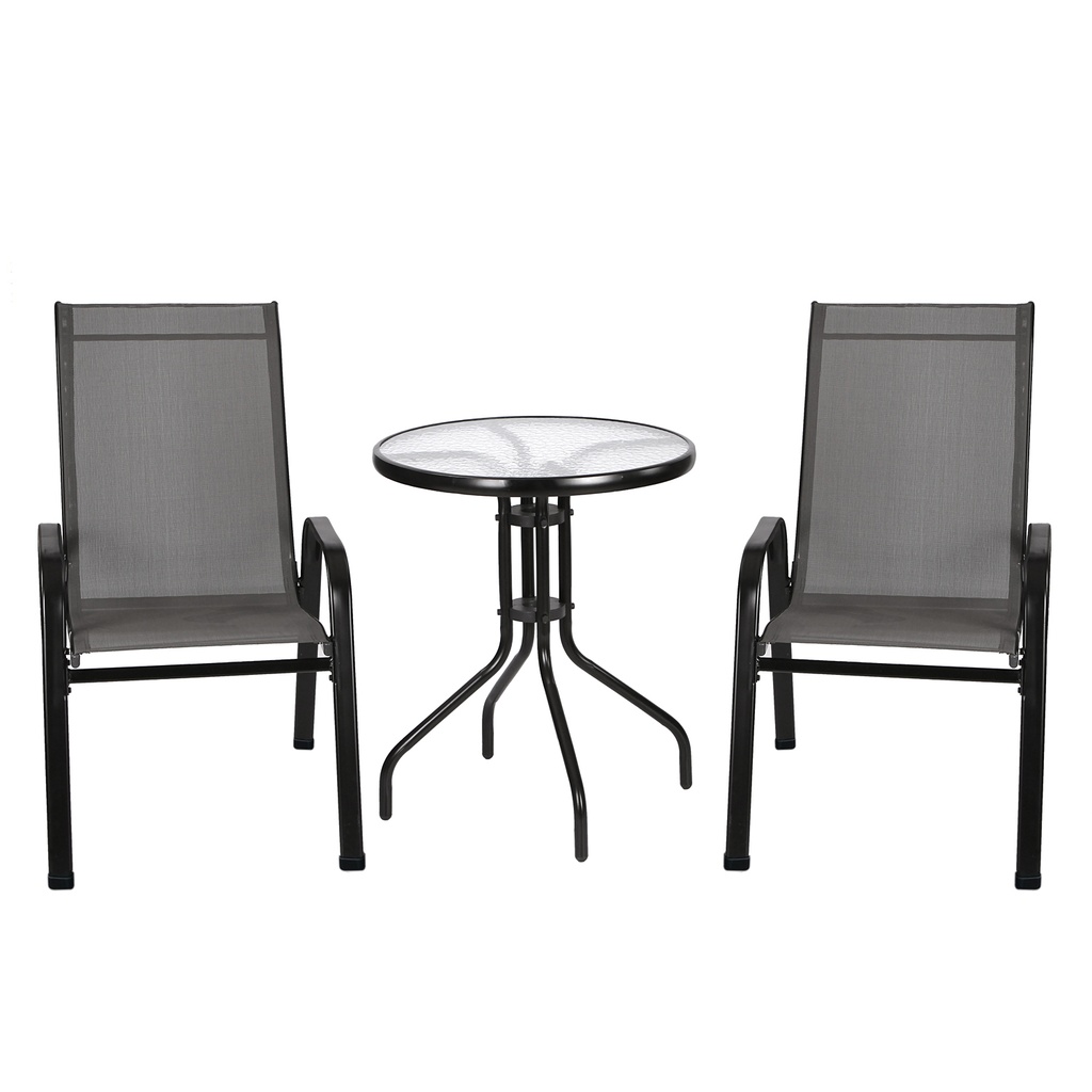 Outdoor Furniture Set, Arm Chair 2 pcs 54X72X92CM, Coffee Table 60X70CM (TC-20200/P)