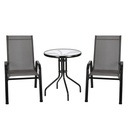 Outdoor Furniture Set, Arm Chair 2 pcs 54X72X92CM, Coffee Table 60X70CM (TC-20200/P)