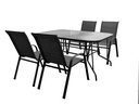Outdoor Furniture Set, Arm Chair 4 pcs 54X72X92CM, Coffee Table 150X90X70CM TC-20300/L