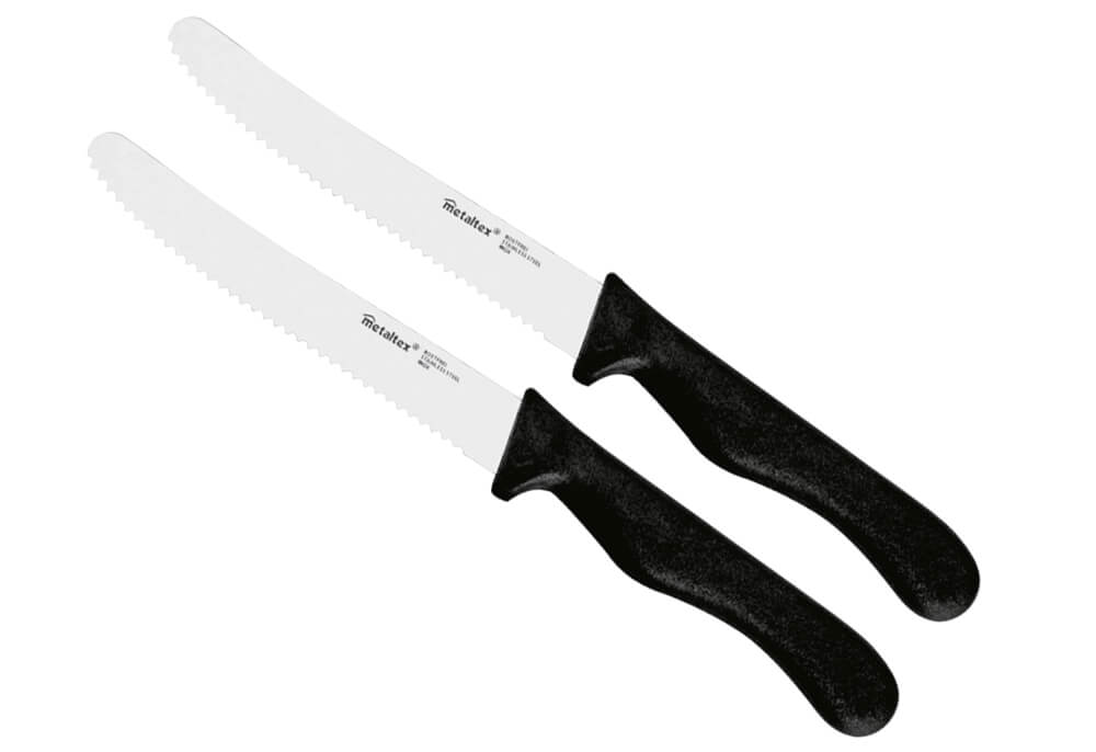 SET 2 "BASIC" TABLE KNIVES 22CM