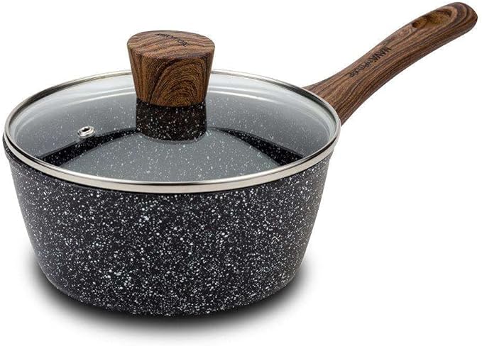 Saucepan "Nature" with nonstick stone coating 18cm
