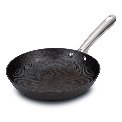 Cast iron nonstick fry pan "Atlas" with stainless steel handle 24cm