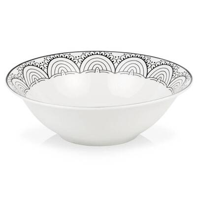 Porcelain salad bowl "Maya" 23cm