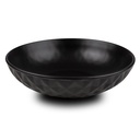 Stoneware plate for soup "Soho classic" black 20.5cm