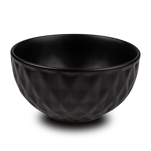Stoneware cereal bowl "Soho classic" black 14cm