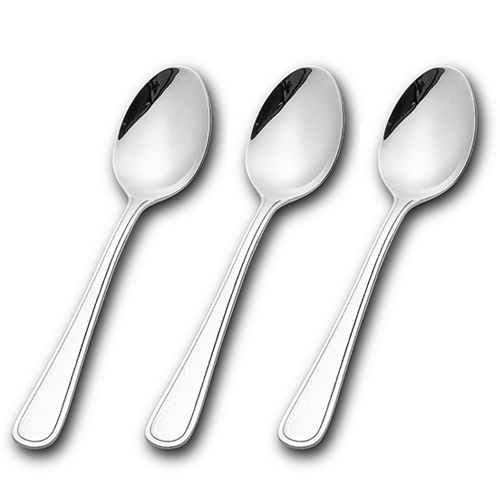 Stainless steel dinner spoon "Siren" set of 3pcs.
