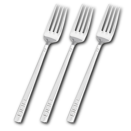 Stainless steel dinner fork "Harmony" set of 3pcs.