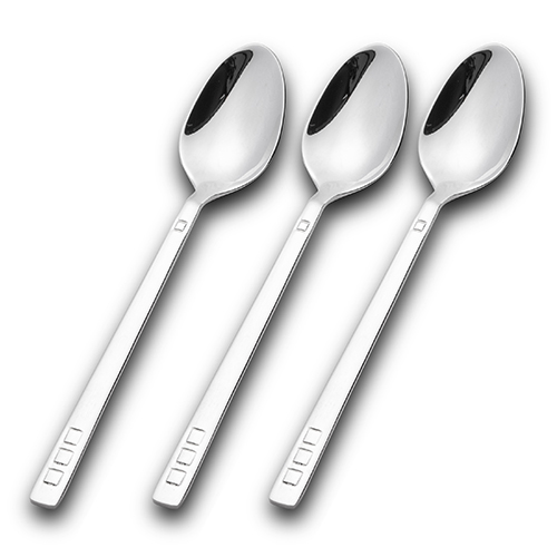 Stainless steel tea spoon "Harmony" set of 3pcs.
