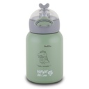Stainless steel insulated water bottle "We Care" green 350ml