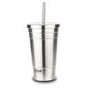 Stainless steel vacuum flask with straw "Acer" 500ml