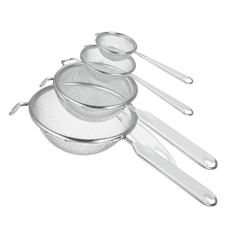 METALTEX SET OF 4 STRAINERS 7/10/14/18CM