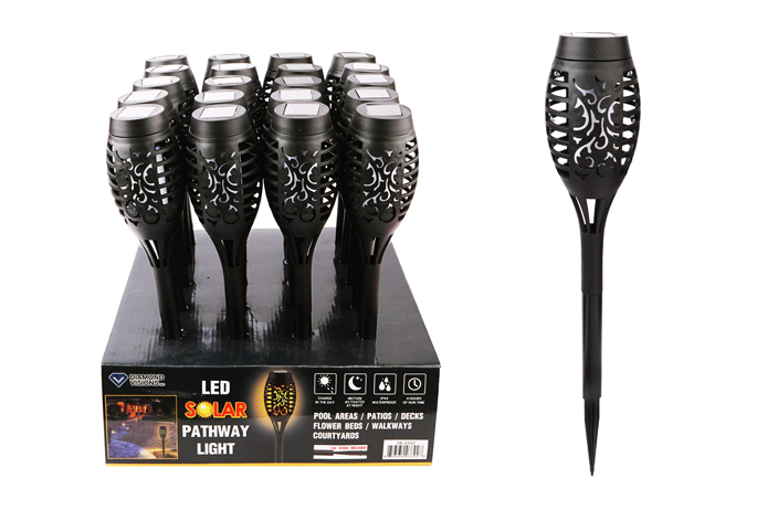 Nebo Solar-Powered Led Path Light With Flickering Effect Large