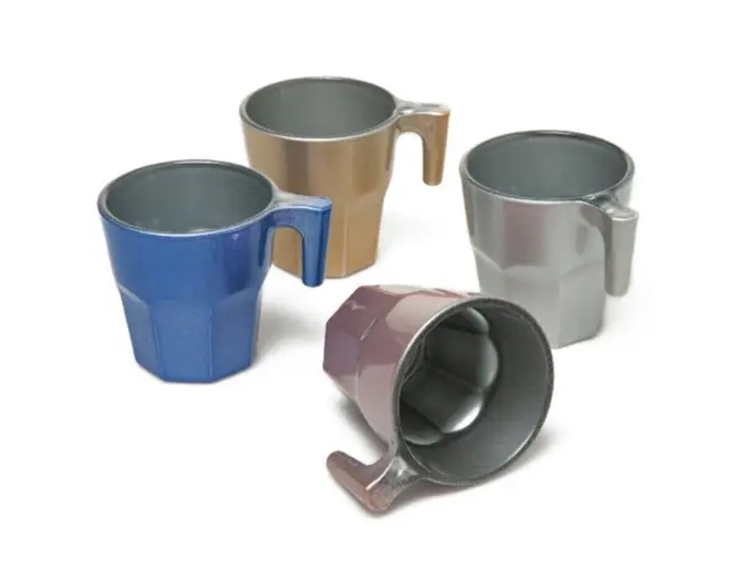 Pastel tumbler Casablanca, set of 4pcs, 70cc (Fushia, Purple, Green, Orange)