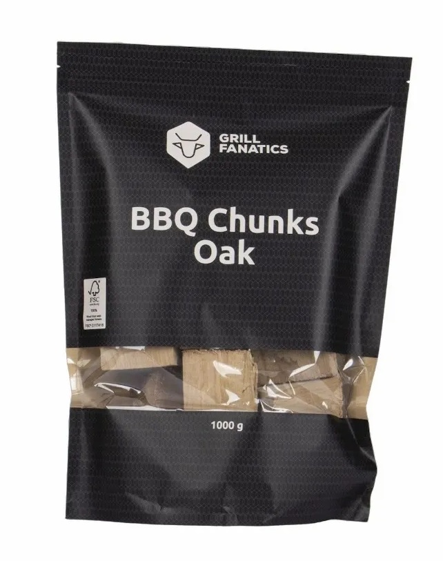 Grill Fanatics BBQ Chunks Oak 1000GM 1353
