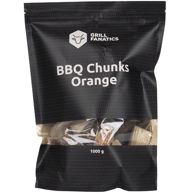 Grill Fanatics BBQ Chunks Orange 1000GM 1431