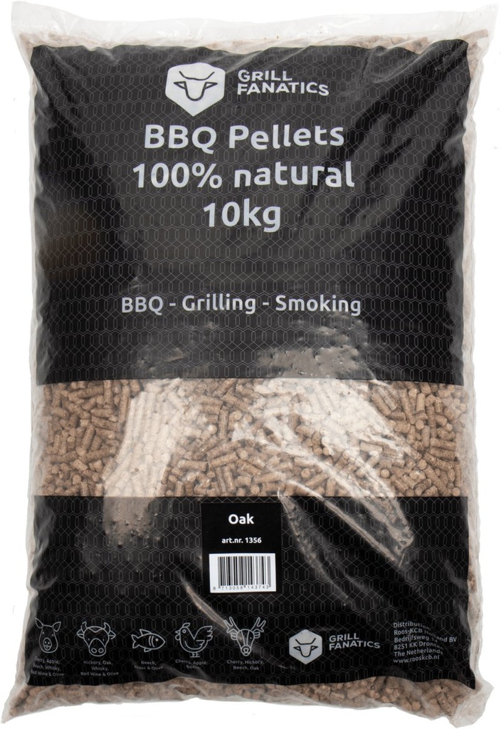 Grill Fanatics Pellets Oak 10 kg 1356