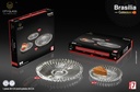 Brasilia Gateau Set1 Large Plate Without Stem 30 CM +  Small Plate 20 CM X6 Pcs Tray Gift Box