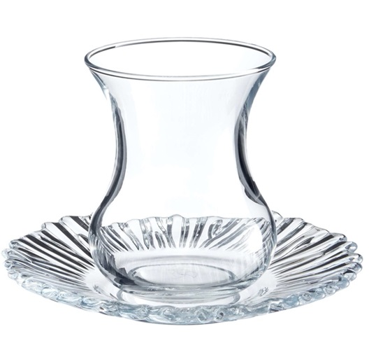 tea cups and  Paşabashi
saucers, 12 pcs