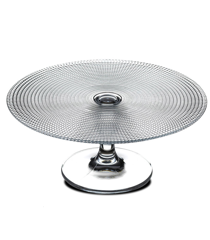 sweet dish with a base glass