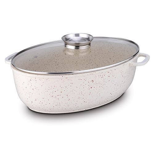 Die cast aluminum roaster & casserole