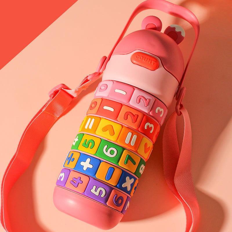 Kids Water Bottle Stainless Steel 400ML SSB-023-Pink