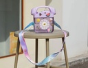 Kids Water Plastic Bottle Telphone 400ML MIN-007-Purple
