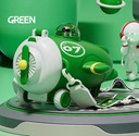 Kids Water Plastic Bottle plane 400ML MIN-008-Green