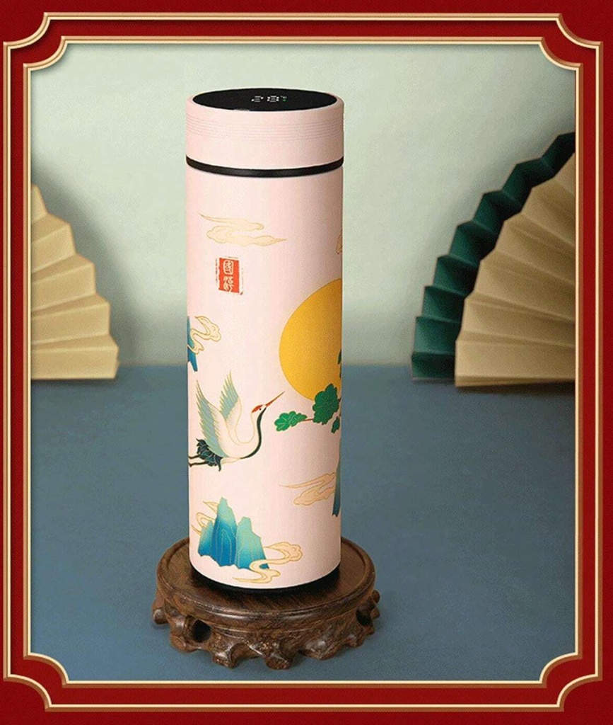 Water Bottle Stainless Steel MIN-029-White