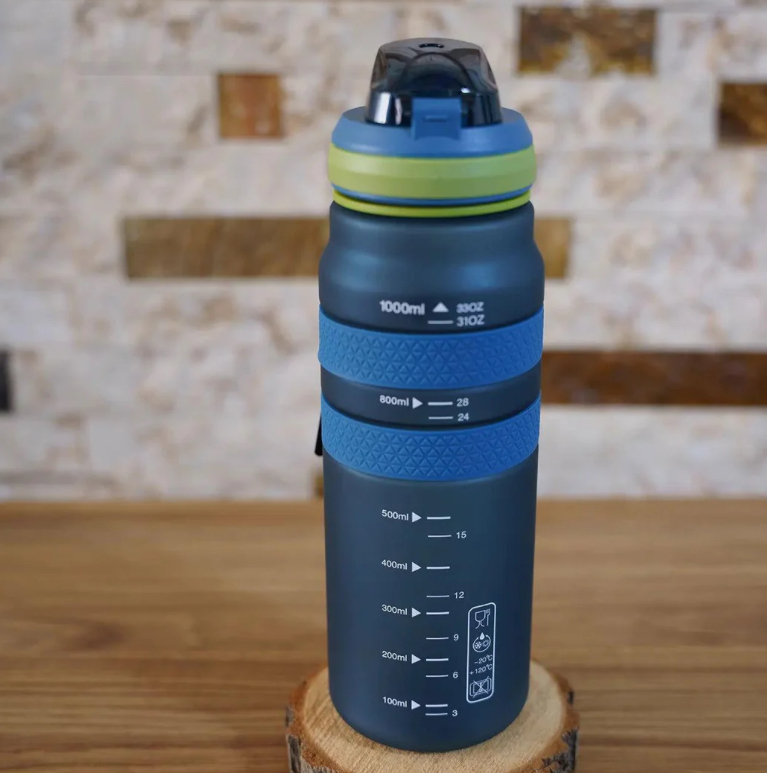 Water Bottle Plastic  1000ML PSB-004-Blue