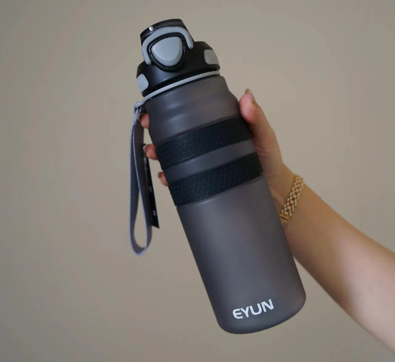 Water Bottle Plastic  1000ML PSB-004-Gray