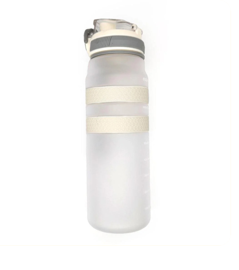 Water Bottle Plastic  1000ML PSB-004-White