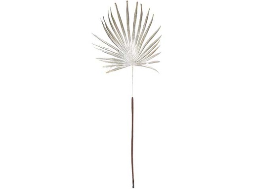 [1000278] BRANCH GLITTER PALM, PLASTIC, SIZE: 56CM, CHAMPAGNE COLOR/ 56X1X1MM, HANGTAG