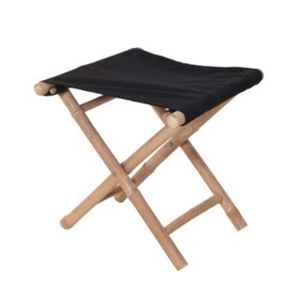 [1000496] FISHING STOOL, BAMBOO (BAMBUSOIDEAE), SIZE 45X45X45CM, NATURAL COLOR WITH BLACK FABRIC/ 620X450X105MM, HANGTAG