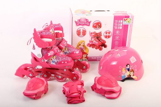 [1000842] Inline Skate Combo set  DCY71039-D PRINCESS