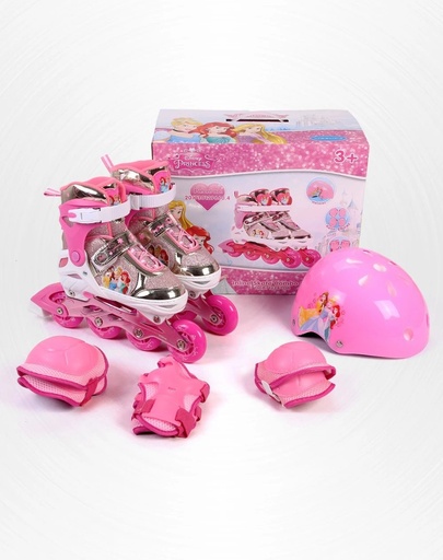 [1000844] Inline Skate Combo set  with LED light DCB71134-D8 PRINCESS
