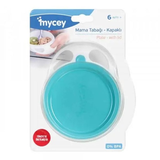[1001745] Plate - with Lid- Green - TCM06051