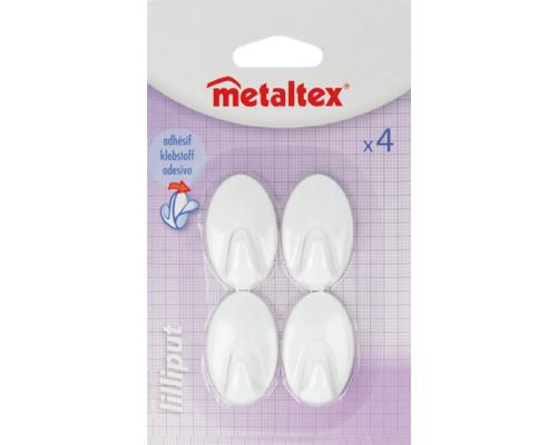 [1003245] SET 4 "LILLIPUT" ADHESIVE HOOK