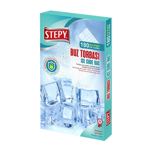 [1003259] ICE CUBE BAG (18*10) *12 Buz Torba