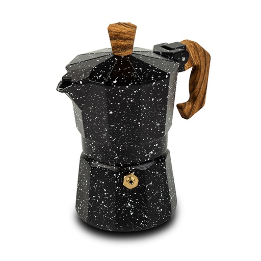 [1003291] Aluminium moka pot coffee maker "Nature" 50ml - 1cup 