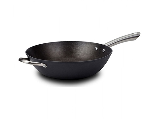 [1003332] Cast iron nonstick saucepan "Atlas" with lid and stainless steel handle 16cm