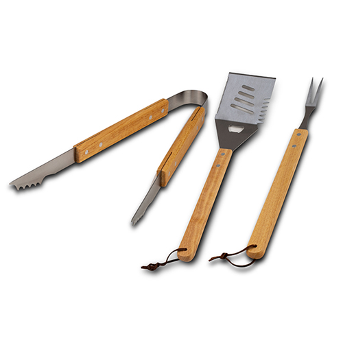 [1003375] Stainless steel grilling tools "BBQ Guru" 3pcs set