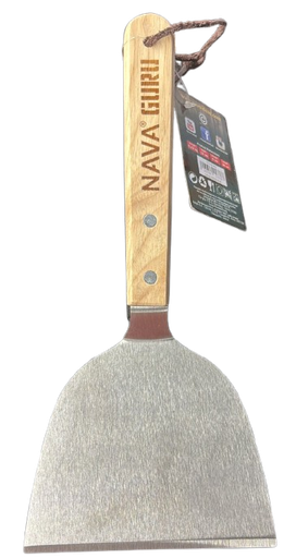 [1003376] Stainless steel grill spatula and scraper "BBQ Guru" 26cm