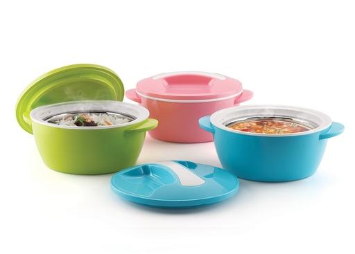 [1003617] AXIS AURA HOT POT 3 PCS SET (600+1000+2000) (MICROWAVE SAFE) HP-609