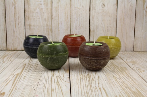 [1003703] RECYCLED OUTDOOR BALL CANDLE ”3” 2CM 45Hrs