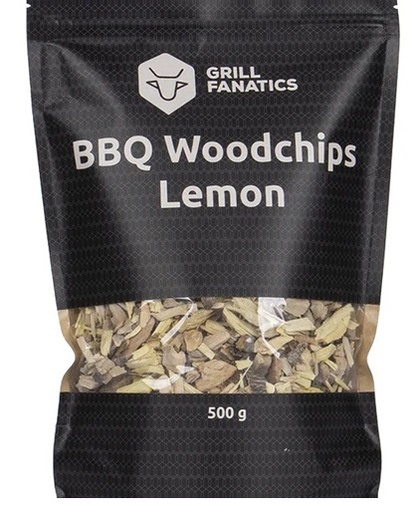 [1003954] Grill Fanatics BBQ Woodchips Lemon 500GM 1434