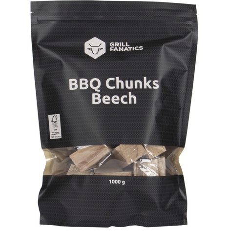 [1003961] Grill Fanatics BBQ Chunks Beech 1000GM 1352