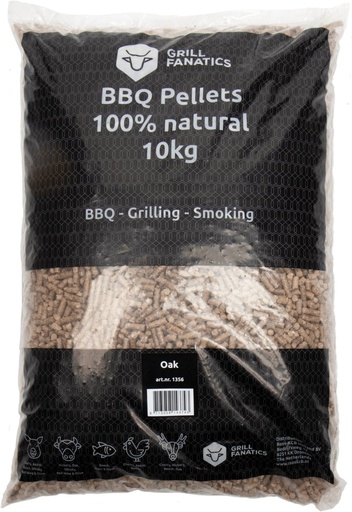 [1003969] Grill Fanatics Pellets Oak 10 kg 1356