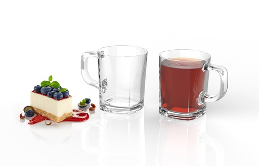 [1004010] Stone Tea Mug 20CL 200 MLX6 Pcs Gift Box