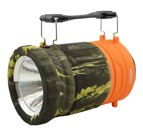 [1004015] Nebo Poppy LED Spot Light Flashlight Lantern 300 Lumen (Orange/Camo)