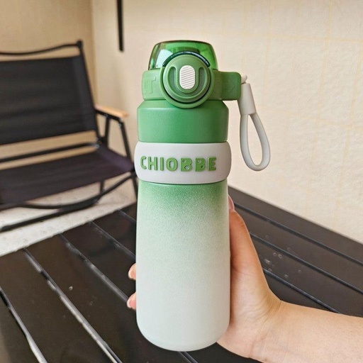 [1004144] Coffee and Water Bottle Stainless Steel 700ML SSB-001-Green